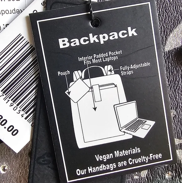 Ed Hardy Love Kills Slowly Backpack Tote - Picture 2 of 4